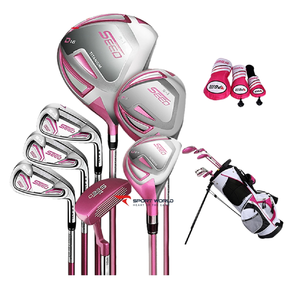 Bộ Gậy Golf Trẻ Em NỮ – PGM SEED Junior Golf Club Set – JRTG005