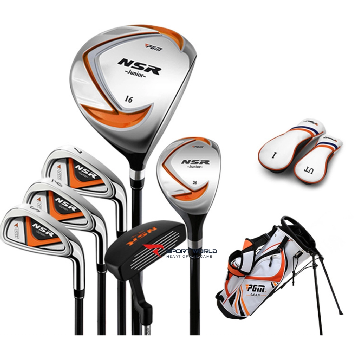 Bộ Gậy Golf Trẻ Em - PGM NSR Junior Golf Club Set - JRTG006