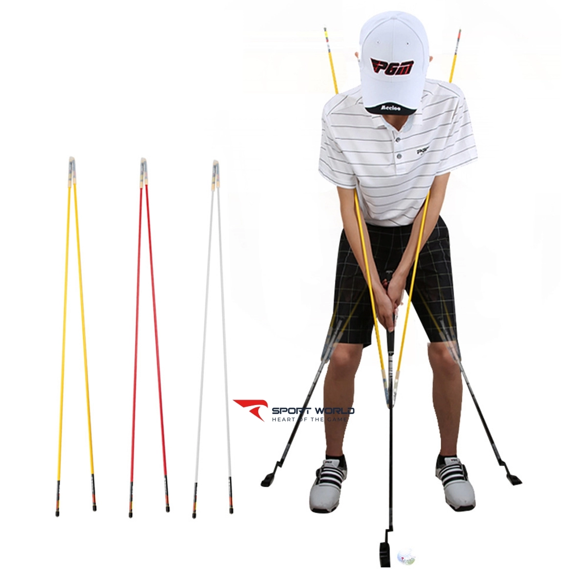 Que Định Hướng Tập Golf Kẹp Nách PGM - JZQ013