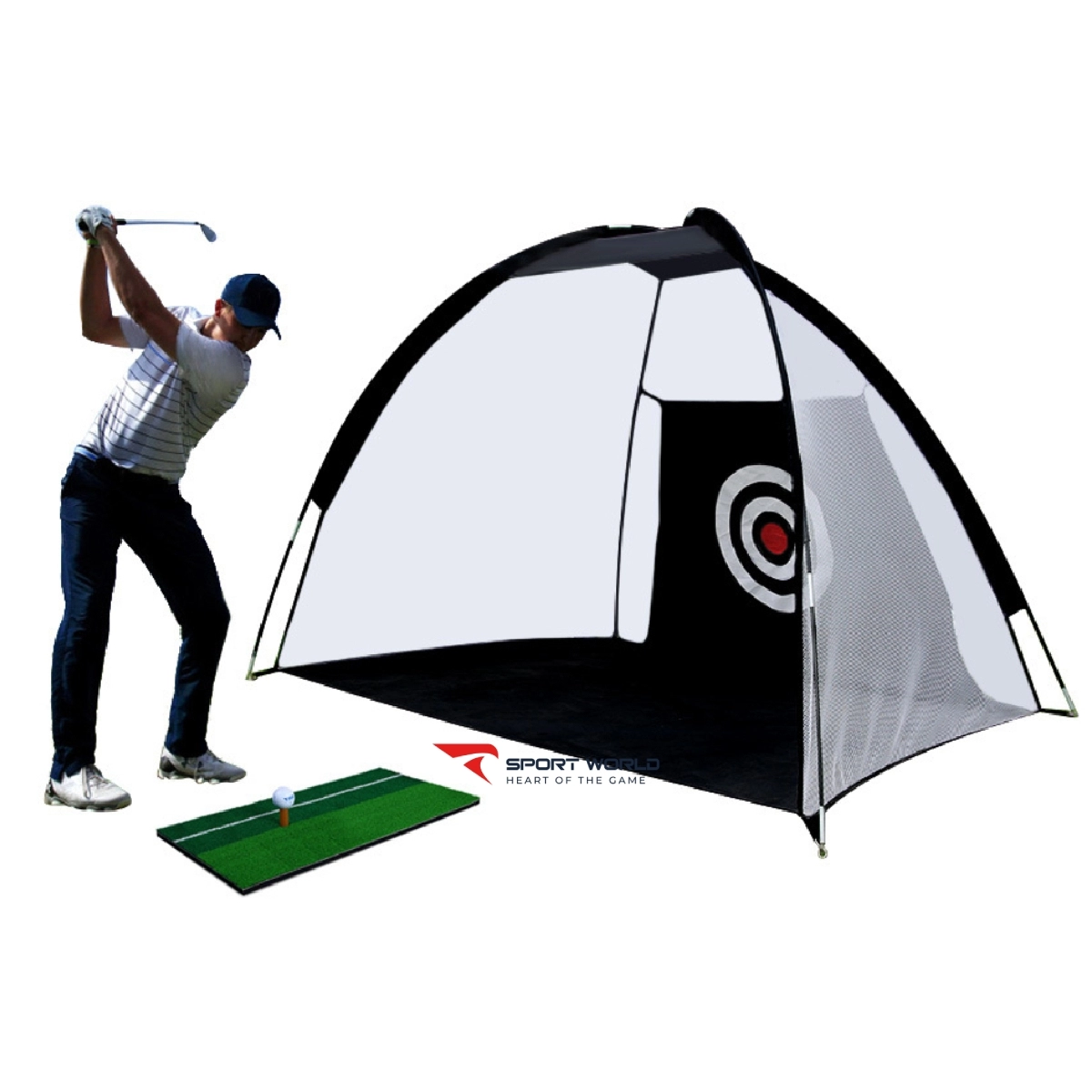 Bộ lưới lều tập golf swing 3x2m PGM-LXW002B