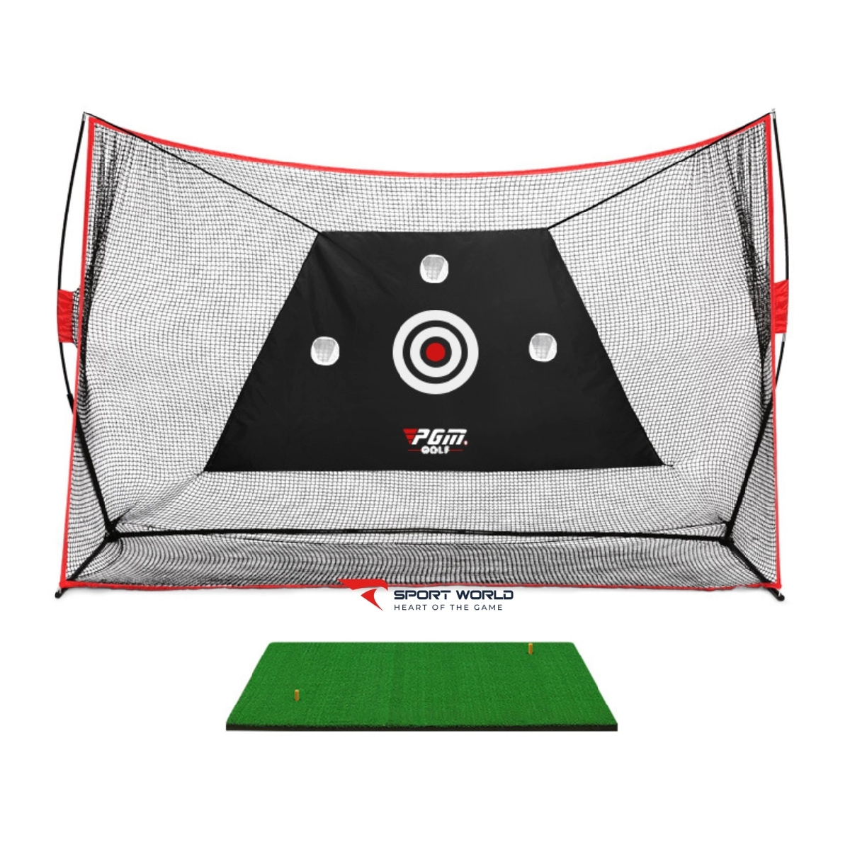 Bộ Lưới Tập Swing Golf 2.1M*3M - PGM Practice Net - LXW023