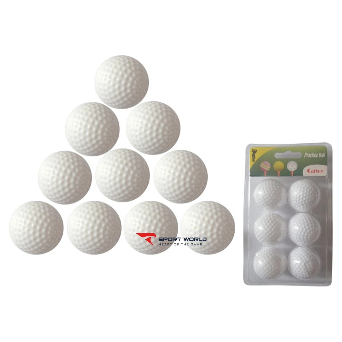 Bóng tập golf Caiton B101 - Hộp 6 quả