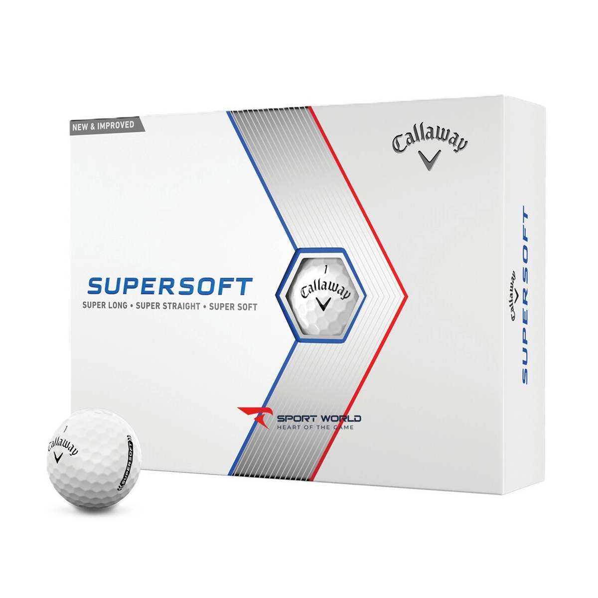 Bóng golf Callaway Supersoft (12 bóng)