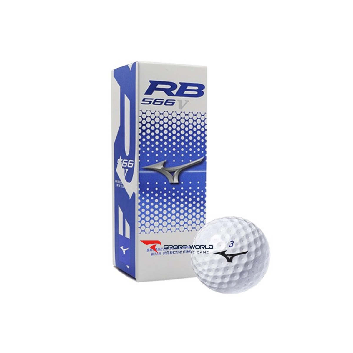 Bóng golf Mizuno RB566V (hộp 12 bóng, 4 tuýp)