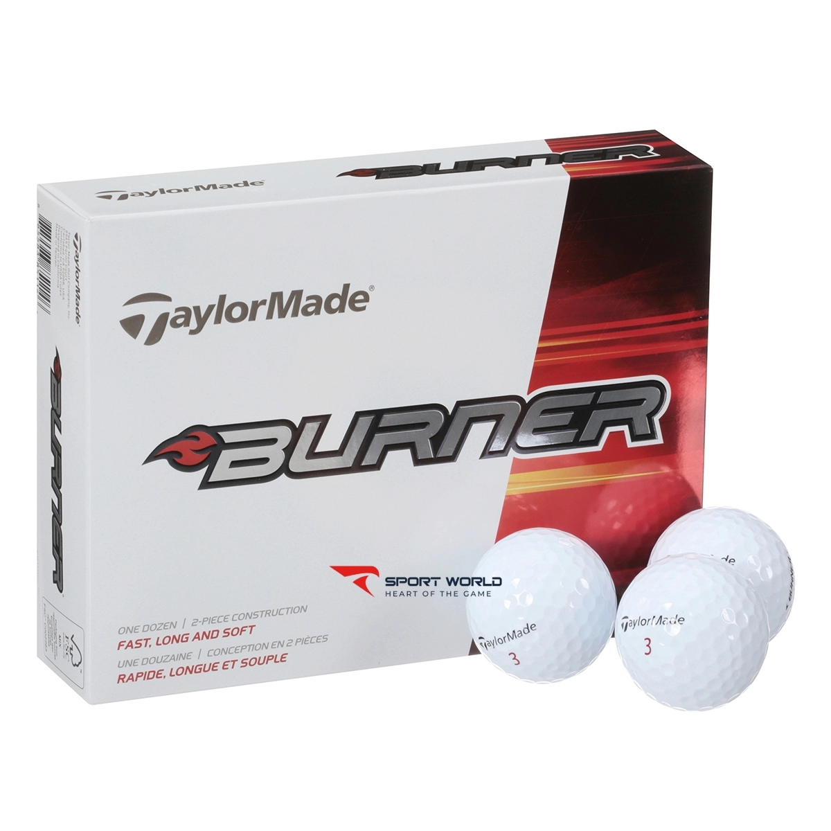 Bóng golf TaylorMade Burner Newest (hộp 12 quả)