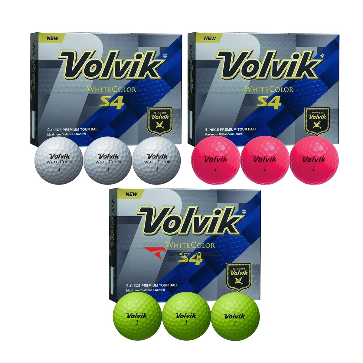 Bóng golf Volvik S4