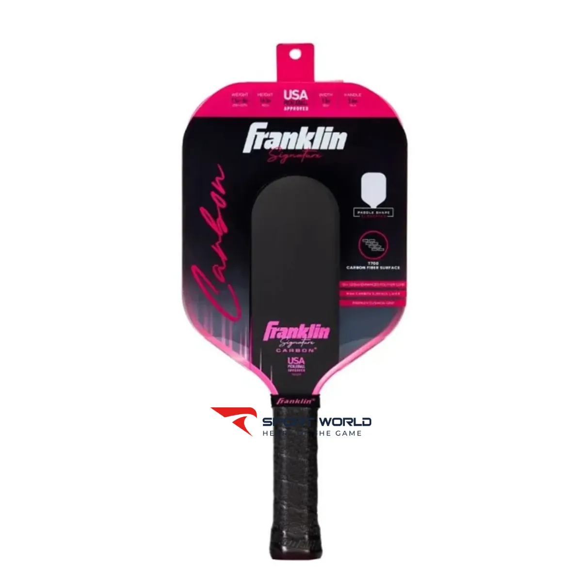 Vợt Pickleball Franklin Signature Carbon 13mm Elongated