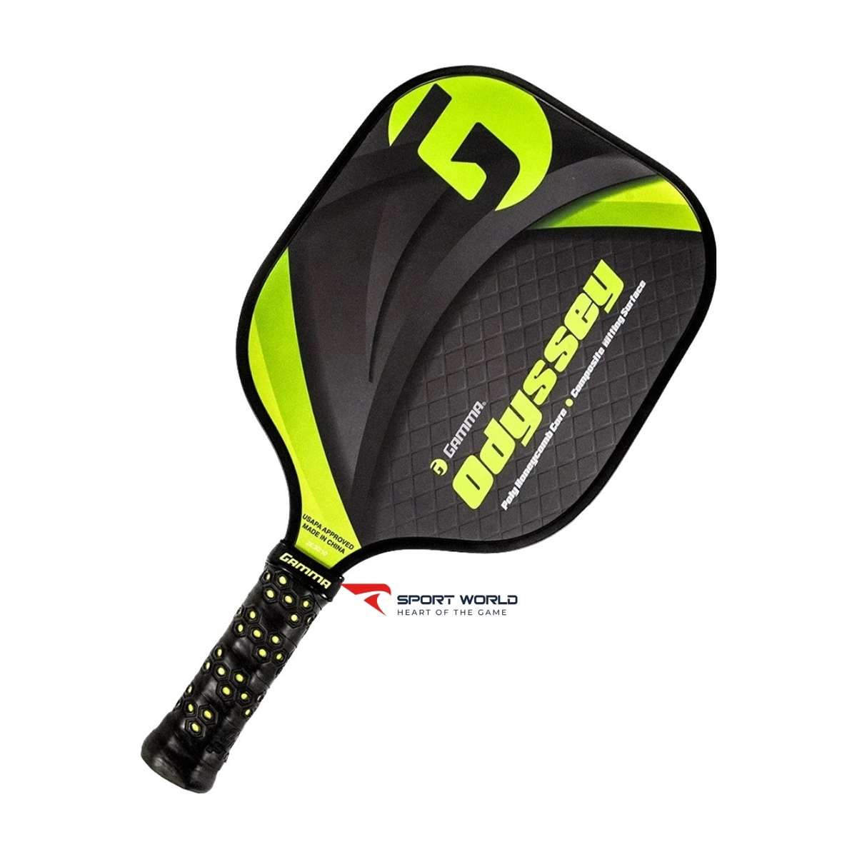 Vợt Pickleball Gamma Odyssey Đen xanh lá