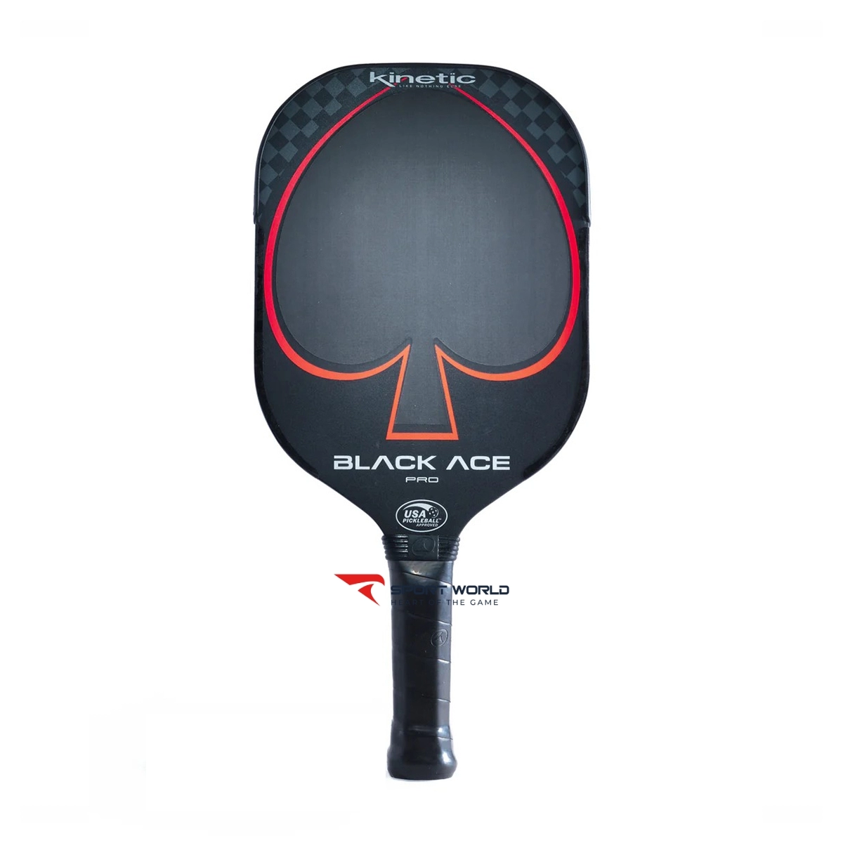 Vợt Pickleball Prokennex Kinetic Black ACE Pro - Black/red