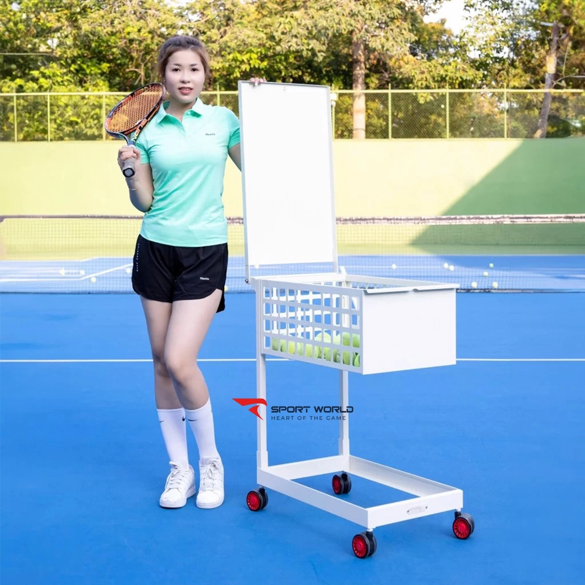 Xe đựng bóng tennis có khóa XC-Econo