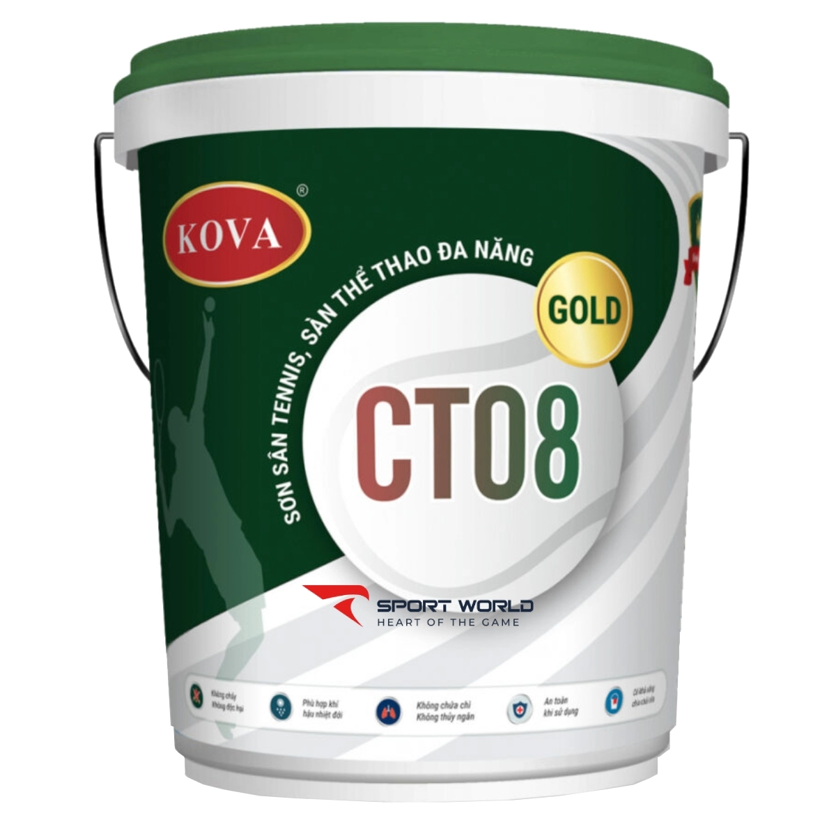 Sơn Acrylic sân tennis Kova CT-08