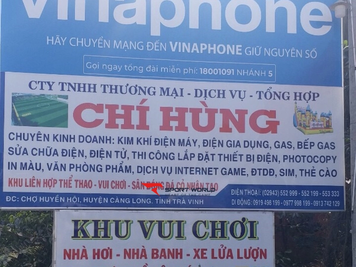 Sân bóng đá cỏ nhân tạo Chí Hùng