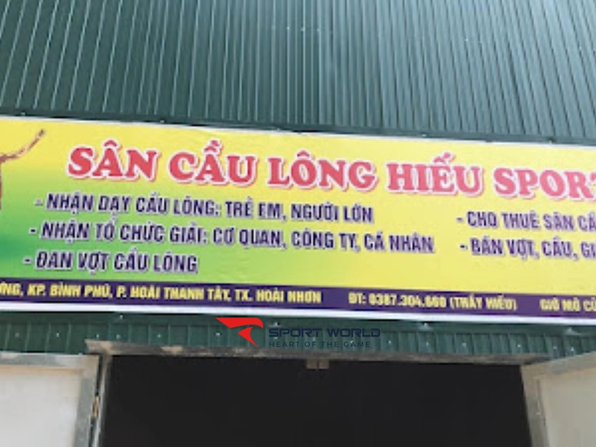 Sân cầu lông Hiếu Sport