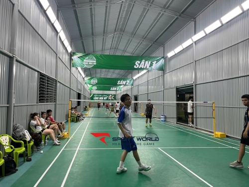 Sân cầu lông làng Hòa Mỹ