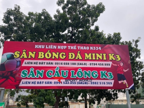 Sân cầu lông K3 - Tân Bình