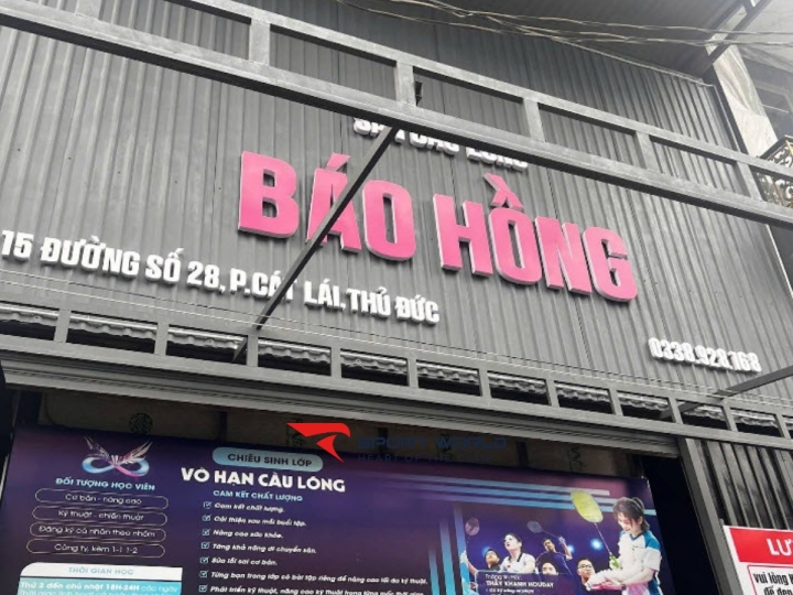 Sân cầu lông Báo Hồng