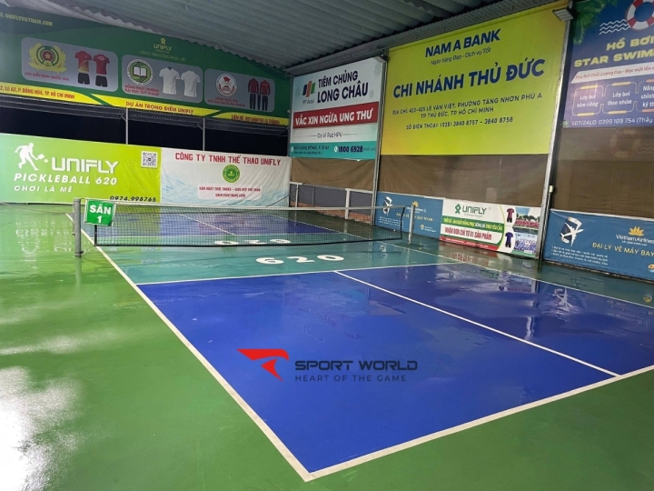 Sân PICKLEBALL UNIFLY 620 - DĨ AN BÌNH DƯƠNG