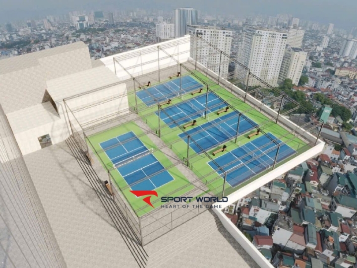 Sân Rooftop Pickleball