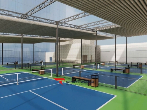 Sân Rooftop Pickleball