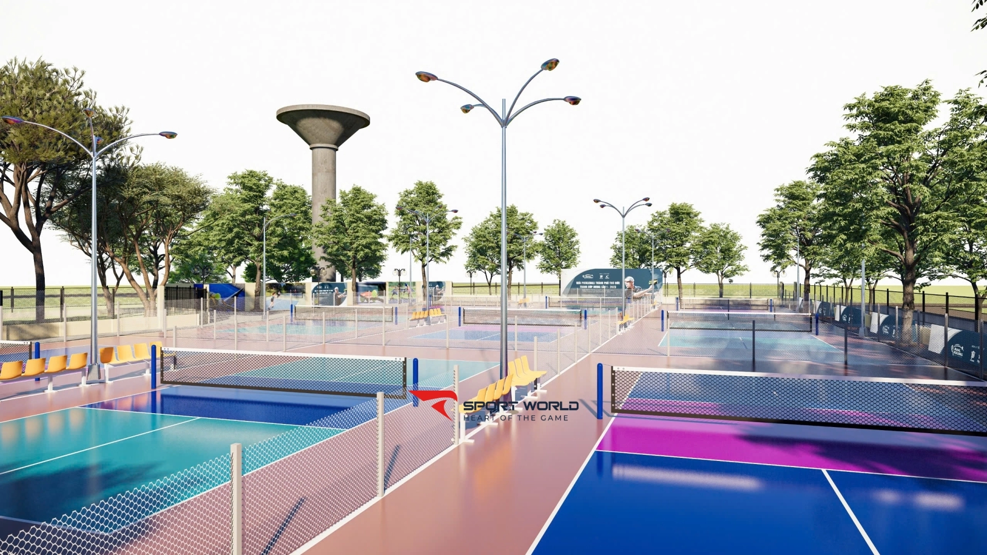 Sân Pickleball Water Tower