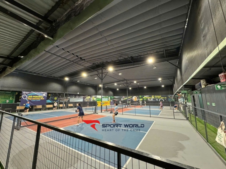Sân Pickleball Cá Sấu Hoa Cà