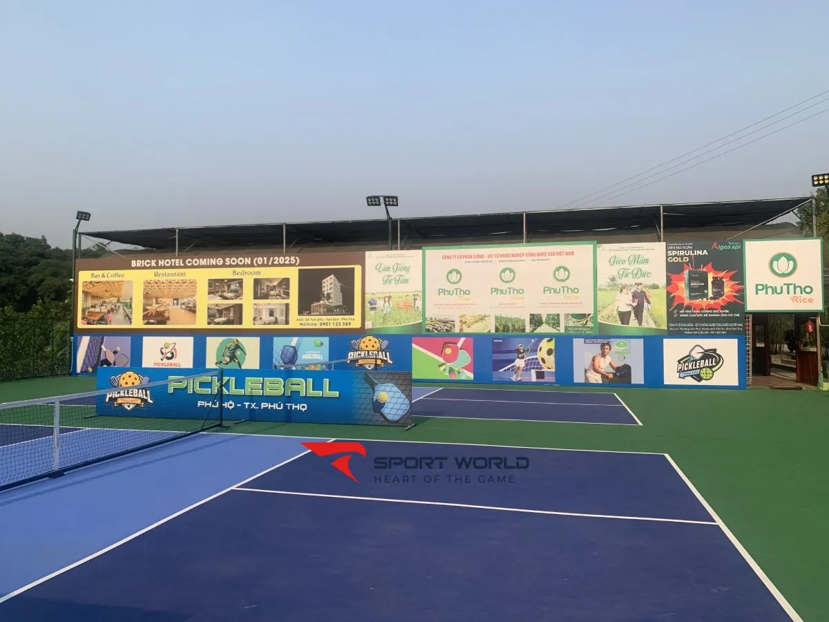 Sân Pickleball Trung tâm thể thao Phú Hộ