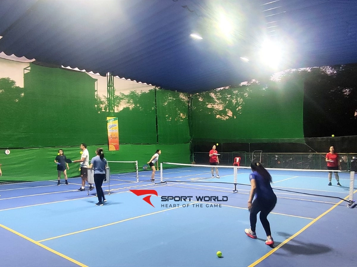 Sân Pickleball THPT Trần Quốc Tuấn