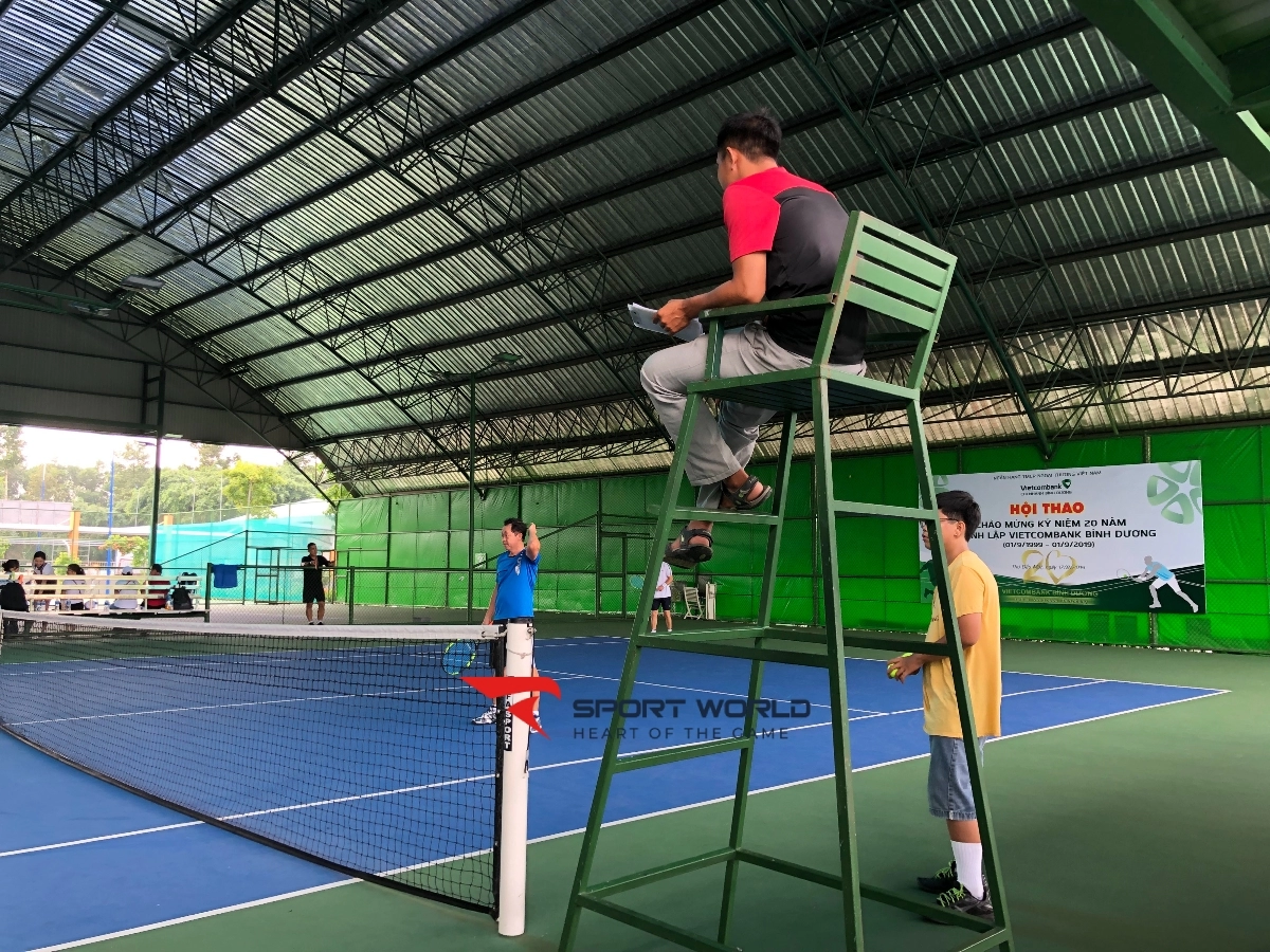 Sân Tennis Trung tâm TDTT TP Mới Bình Dương