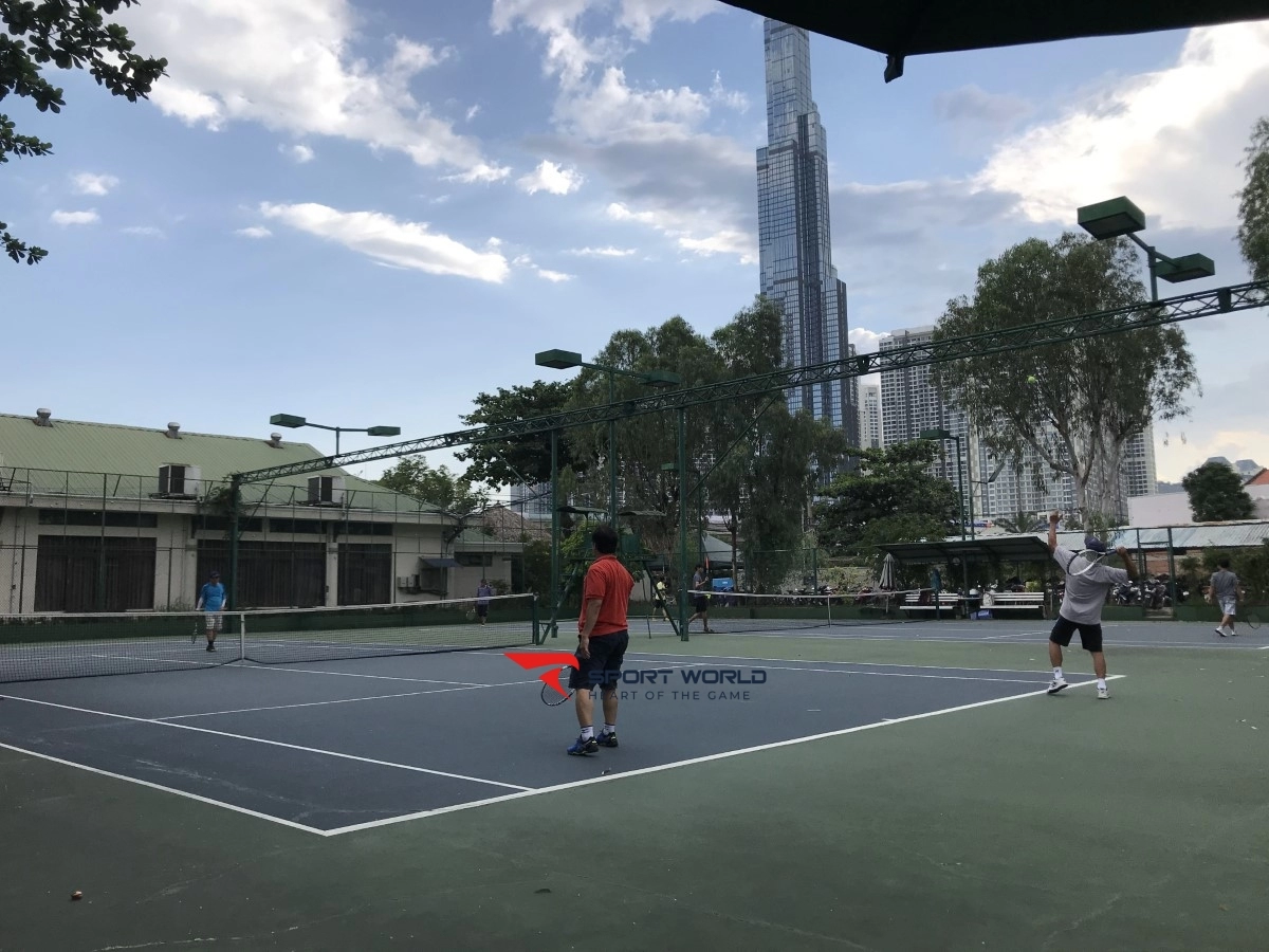 Sân tennis khu du lịch tân cảng