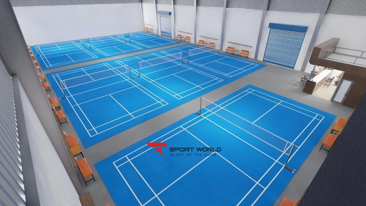 Báo giá thi công sân cầu lông trong nhà và ngoài trời trọn gói