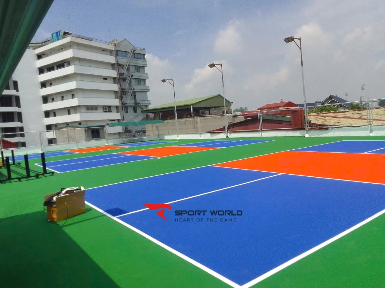 Quy trình thi công sân pickleball tiêu chuẩn USAPA